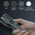 Waterproof TYPE-C chagring stepless dimming Flashlight